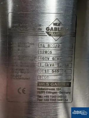 USED Gabler-KG WLS GABLER Mirrored Extruder System