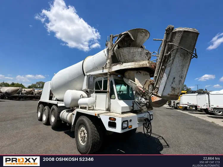Used 2008 OSHKOSH S2346 Concrete Mixer Trucks New Jersey US | Proxy Equipment #1388754
