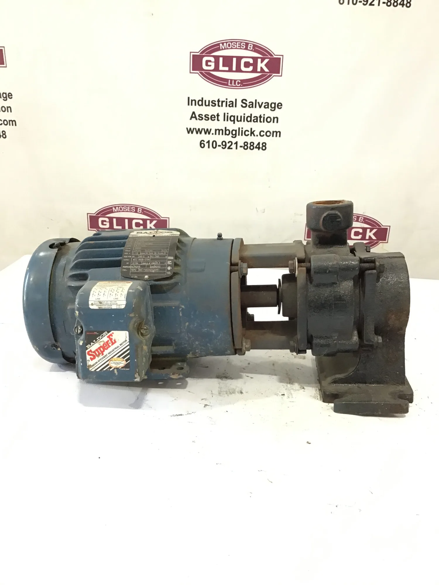 Baldor CEM3583T Super E Motor 1-1/2HP 3PH