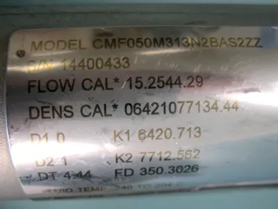 USED Micro Motion CMF050 M313N2BAS2ZZ
