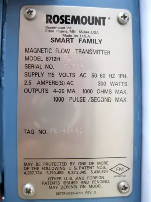 USED Rosemount 8712 HR12M4