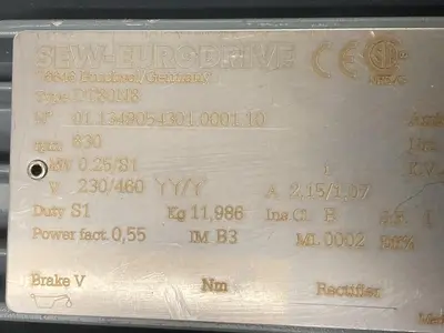 USED SEW EURODRIVE DT80N8
