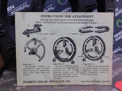 Babbitt Size 2 Adjustable Sprocket Rim with Chain Guide 7-3/4 to 9 Diam. New