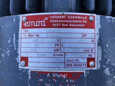 Thermal Oil / Hot Water Pump No. ETAN. SY 50-200