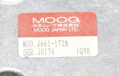 MOOG MODEL: J661-172A SERVO VALVE J661172A