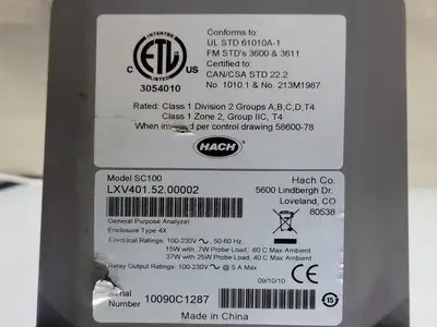 USED 2010 HACH SC100