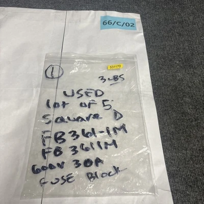Used Square D FB361-1M Misc Electrical & Power Parts California US | Davliegogo LLC #1710436