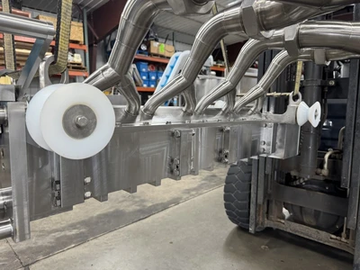 R and D CNC Machining 11-Lane Jam Depositor