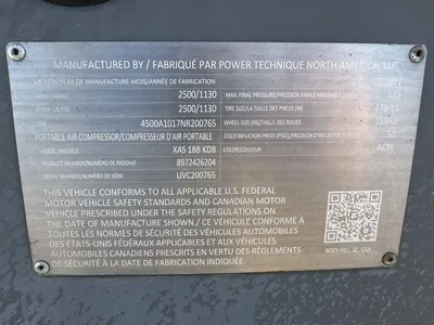 Used 2022 ATLAS COPCO XAS 188 KD8 Rotary Screw & Sliding Vane Air Compressors Minnesota US | Carco Truck & Equipment #1514211