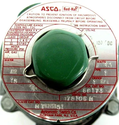 NEW ASCO HT8215B51 SOLENOID VALVE 1"