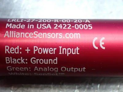 New | in-Stock ALLIANCE SENSORS GROUP LRLI27200R0020A Transducers Ohio US | HGR 24 #901156