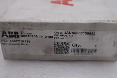 ABB FDPI-02/ 3AUA0000108650 PANEL BUS ADAPTER KIT FIELDBUS KIT - STOCK GF23A