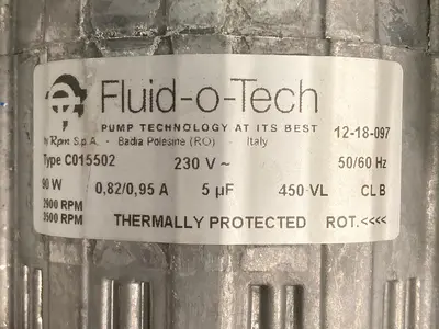 Used FLUID-O-TECH CH-550 Rotary Pumps Ohio US | Surplus Asset Holdings #1227938