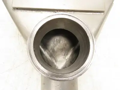 Stainless Steel Metal Detector Down Stream Rejection Gate Valve Louver Flap SS