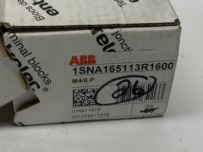 New | in-Stock ABB 1SNA165113R1600 Terminal Blocks Michigan US | Maverick Industrial Sales #1398754