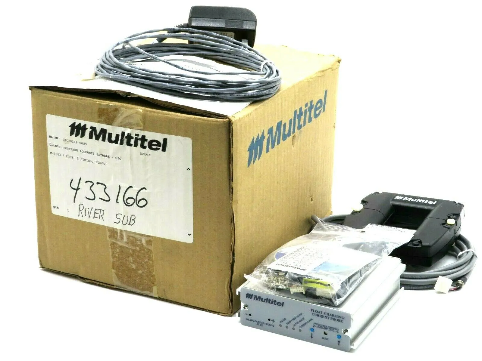 NEW MULTITEL FCCP-1 FLOAT CHARGING PROBE WITH WALL MOUNT M560-3 FCCP1