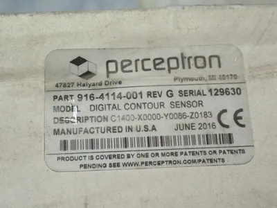 New | in-Stock PERCEPTRON 9164114001 Sensors Ohio US | HGR 24 #872927
