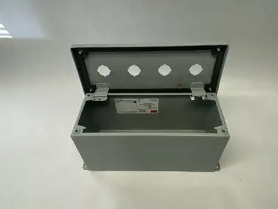 New | in-Stock NVENT HOFFMAN Extra-Deep Pushbutton Portrait Enclosure Type 12 4PBx22.5mm Electrical Boxes Michigan US | Maverick Industrial Sales #1392559