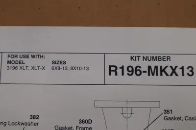 Goulds Pumps R196-MKX13 Maintenance Kit - STOCK GF692