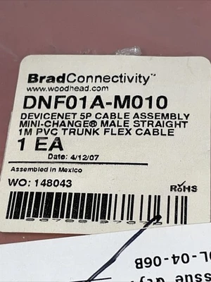 NEW BRAD CONNECTIVITY DNF01A-M010