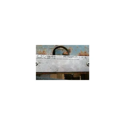 Used 4" Stainless Steel Fabri-valve Knife Slide Gate