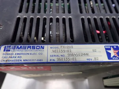 Used EMERSON FX208 Servo Drives Ohio US | HGR 24 #878558
