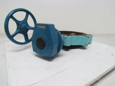 Dezurik 9207954 8" Butterfly Valve Flanged EPDM Seat Manual Gear Actuator