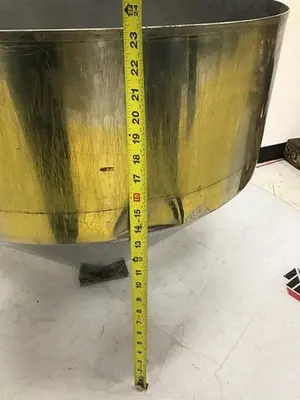 USED METAL FABRICATOR HOPPER