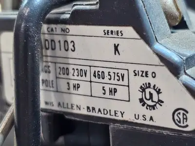 Used ALLEN-BRADLEY 709-AOD103 Switchgears British Columbia CA | Lenmark #1437680