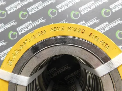 Lot of 25 Flexitallic 3" 3/4/600 Spiral Wound Gaskets ASME B16.20 316L/GTA New