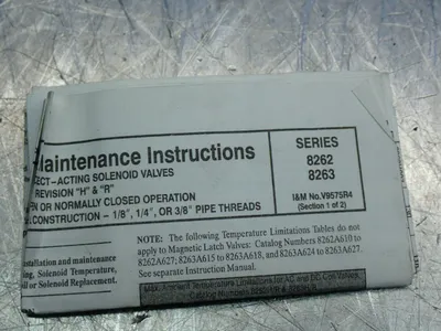 New | in-Stock ASCO 8262R220 Valves/Fittings | HGR 24 #732746