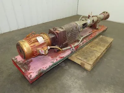 Moyno 2L8 SSQ Stainless Progressive Cavity Screw Pump 4x4" L-Series 5Hp 460V