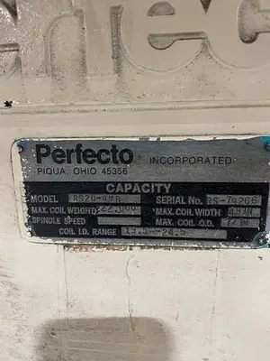 48" WIDE x 20,000 LB PERFECTO FEED LINE