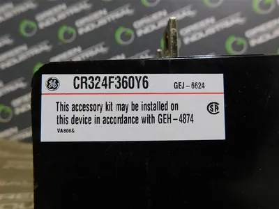 GE CR324F360Y6 Overload Relay 1NC-1NO 300VAC Series CR324 New