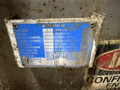10,000 GALLON MATRIX SERVICE 12' DIAMETER X 12' TALL - 316L STAINLESS STEEL TANK