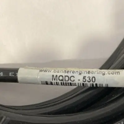 New | in-Stock Banner Cordset 1/2" Female 5-Pin to Pigtail, Straight, 9m Black 75640 Connector Accessories Michigan US | Maverick Industrial Sales #1468066
