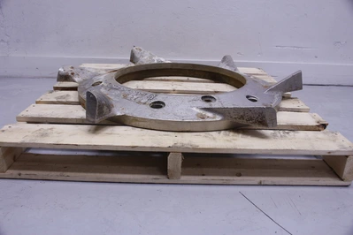 Beloit model 3396 Shark Pulper Rotor 6 vane 43" Diameter