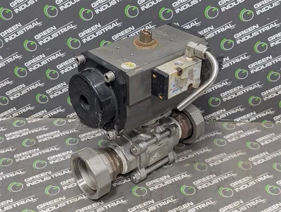 Duravalve AS7016-S105-3D Air Actuated Ball Valve Assembly 1-1/2" Used