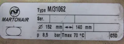 NEW MARTONAIR M/31062 AIR BELLOW M31062