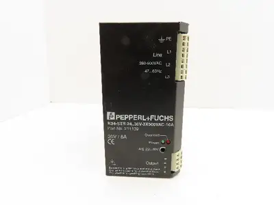 Pepperl Fuchs 211139 PLC Power Supply Module PRI 3x380-500V SEC 24V 10A