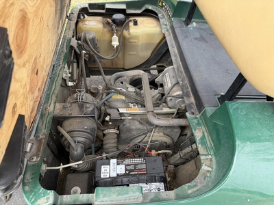 (1) 2015 E-Z-Go golf cart with a Kawasaki gas engine, includes Club canopy and ball washer, fold-dow...