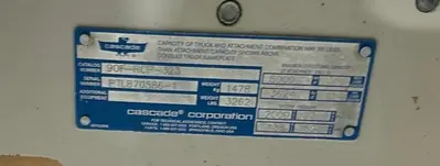 USED CASCADE 90F-RCP-323
