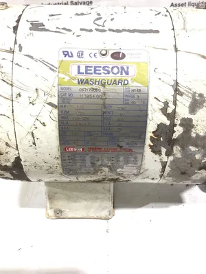 Leeson C6T17VC6G Washguard Motor Gearbox Reducer 3 Phase 1/3HP