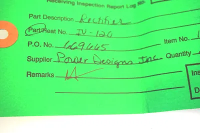 NEW POWER DESIGN IV-120 RECTIFIER IV120