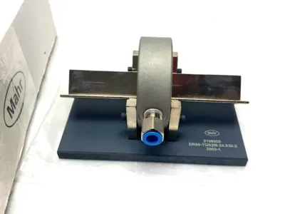 New | in-Stock MAHR DIMENSIONAIR 2-JET AIR RING GAUGE W/ GUIDE CHUTES & BASE PLATE Air Gages Michigan US | Maverick Industrial Sales #1122816
