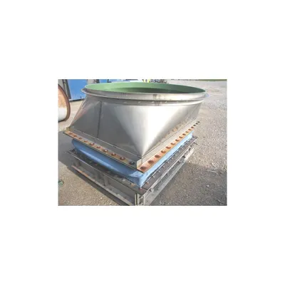 Used Heavy-duty Opposed Blade Control Damper - Pneumatic Actuated