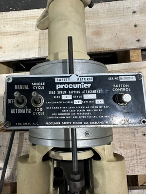 PROCUNIER NO.3 1/2" LEAD SCREW TAPPING HEAD