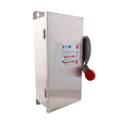 Eaton DH222NWK Heavy Duty Single-Throw Fused Safety Switch, Corrosion Resistant [New]
