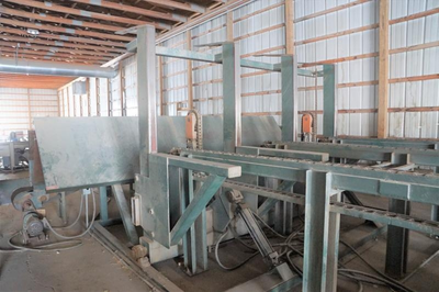 Automated Lumber Handling Tilt Hoist and Material Handling for Planer or Rip Line