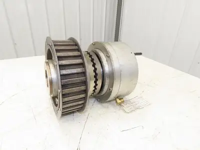 Pneumatic Air Operated Clutch Brake Shaft Mount with Belt Pulley 2" Bore